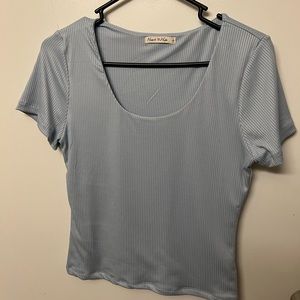Baby blue women’s top
